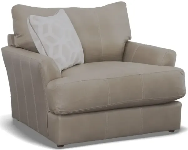 Jackson Furniture Prato Putty Leather Chair