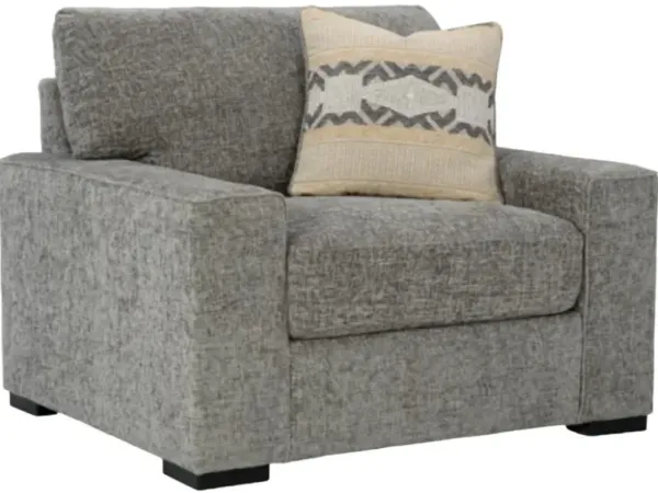 Signature Design by AshleyÂ® Dunmor Graphite Oversized Chair