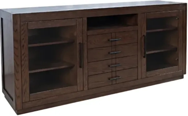 Jofran Inc. Auburn Hills Dark Oak 70" Console