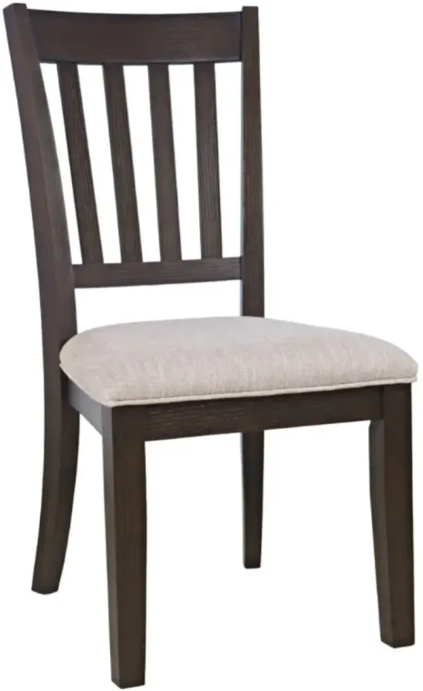 Jofran Inc. Brentwood Arbor Oak Upholstered Dining Side Chair