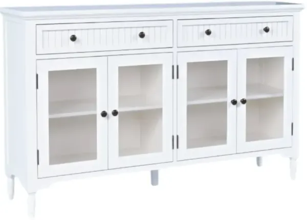 Jofran Inc. Westport White 58" Accent Cabinet