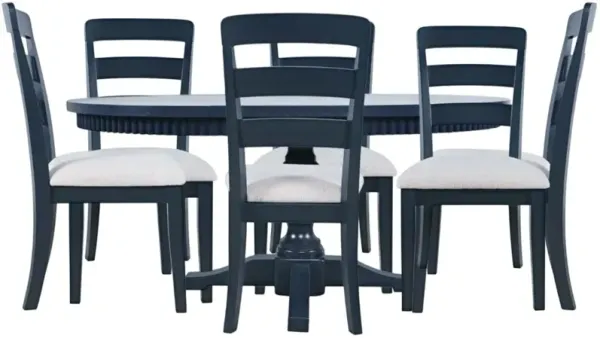 Jofran Inc. Westport 7-Piece Navy Dining Set