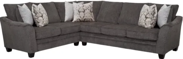 Franklin Fairmont 2-Piece Shasta Charcoal Sectional