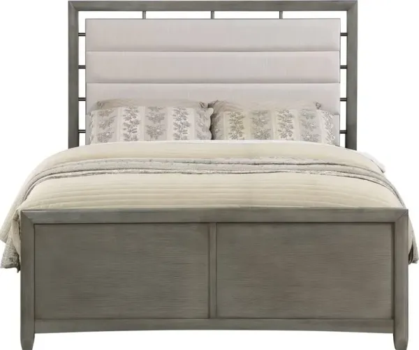 Holland House Furniture Chelsea Gray Queen Panel Bed