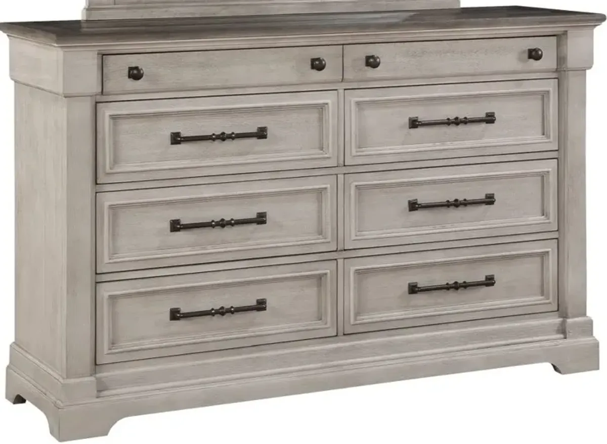 Holland House Furniture Woodbridge Dark Grey/Light Grey Dresser