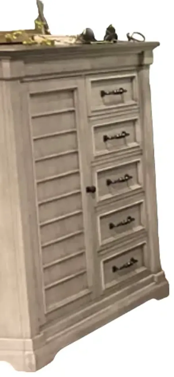 Holland House Furniture Woodbridge Dark Grey/Light Grey Gentleman Chest