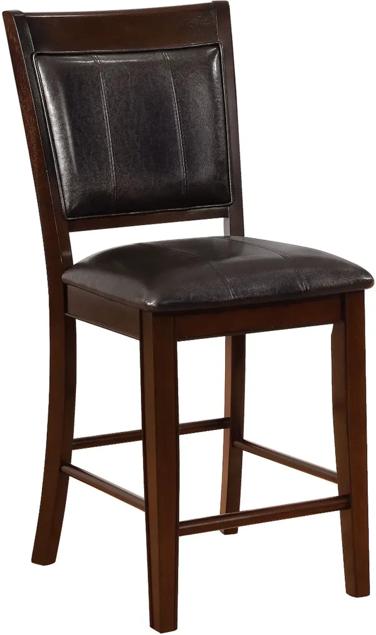Crown Mark Fulton Brown Counter Dining Side Chair