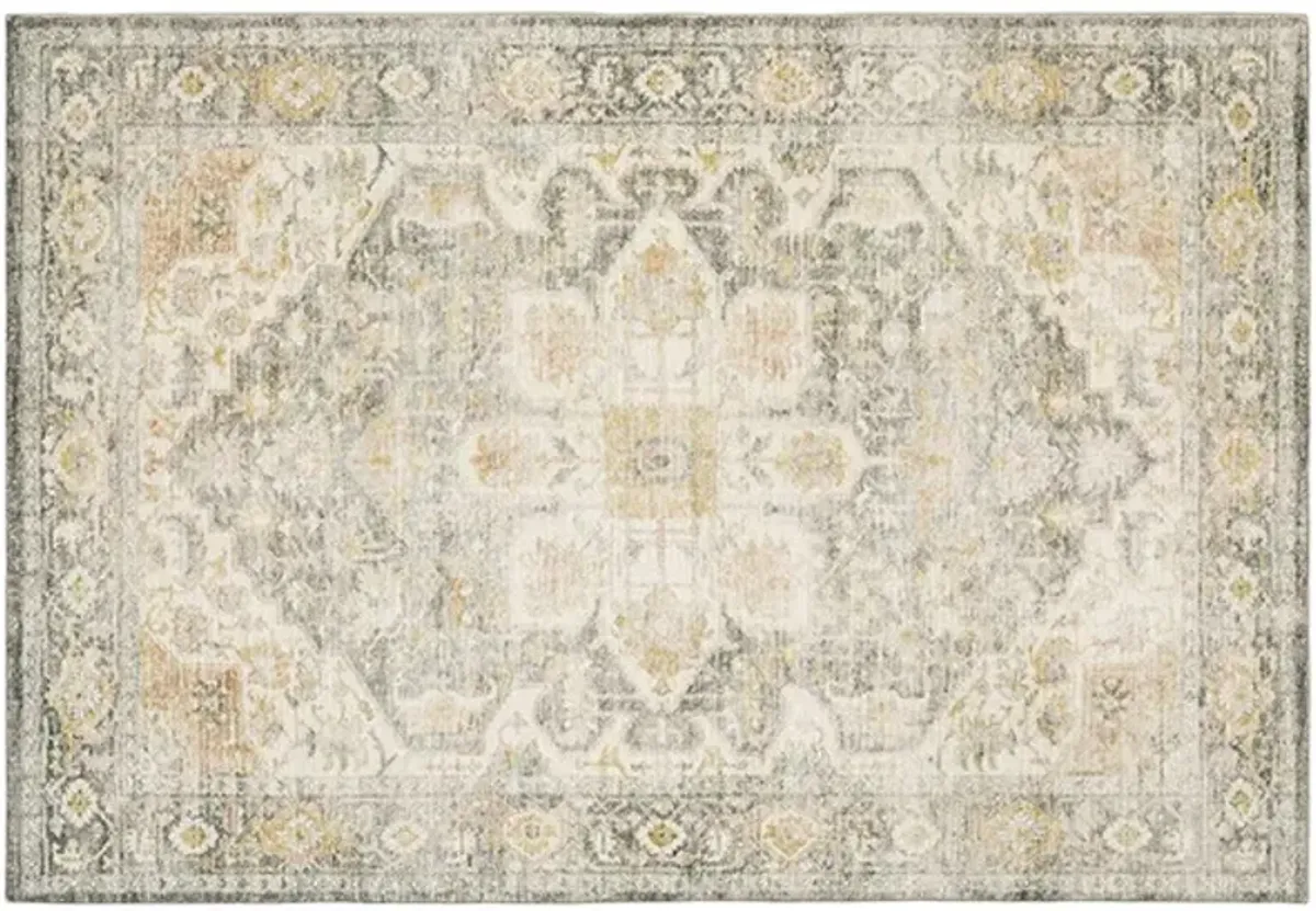 Oriental Weavers Savoy Dark Green/Yellow 5'x7' Rug