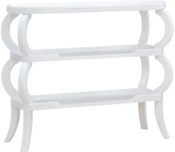 Elizabeth Ann Home Sierra True White Console Table