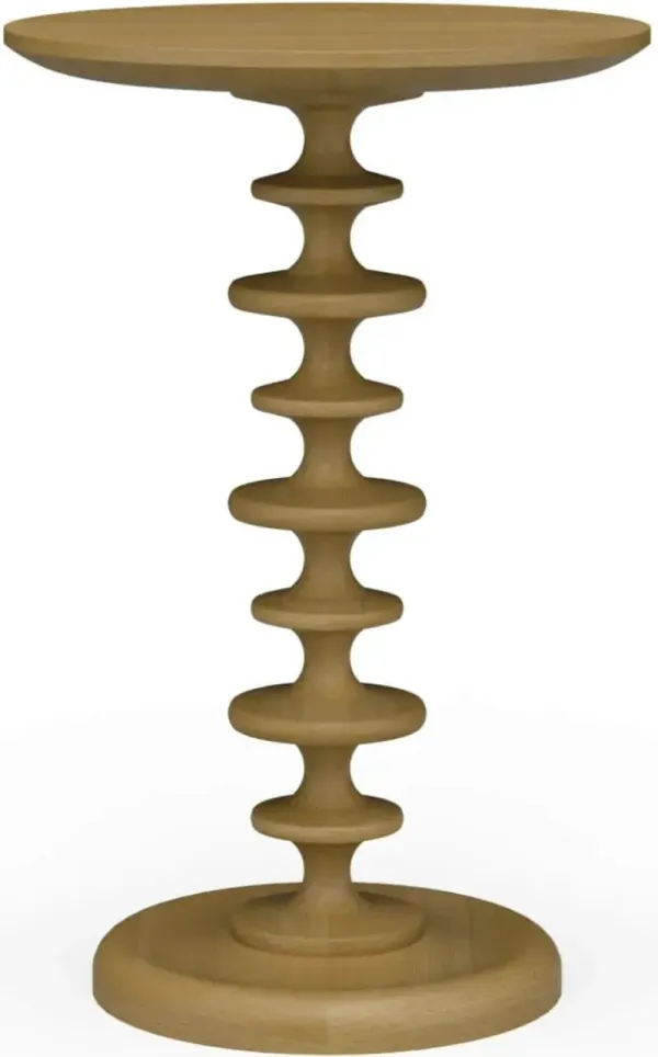 Elizabeth Ann Home Capri Fruit Wood Side Table