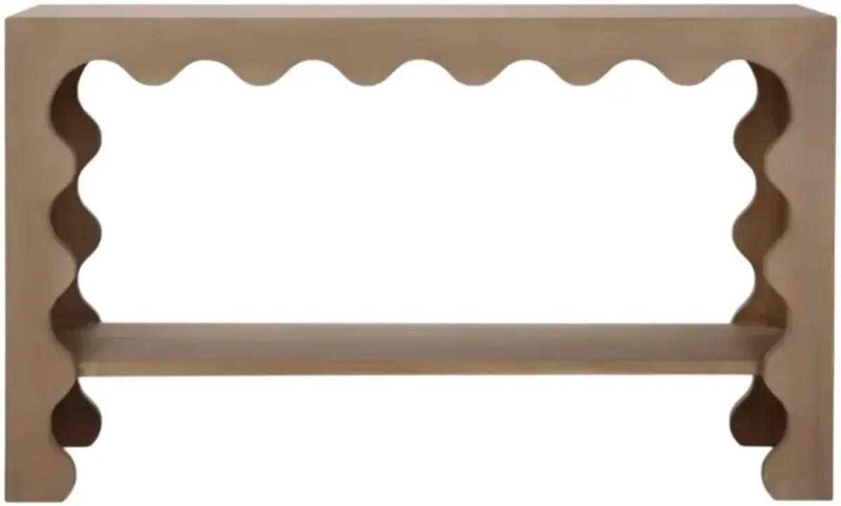 Elizabeth Ann Home Coco Brown Console Table