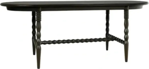 Elizabeth Ann Home Elizabeth Black Wash Dining Table