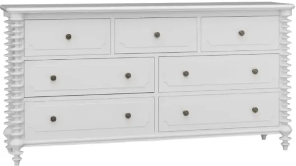 Elizabeth Ann Home Capri True White Dresser