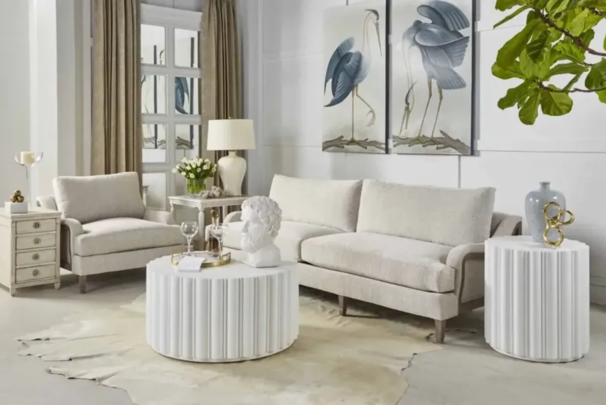 A.R.T. FurnitureÂ® Somerton Chalky White Round End Table