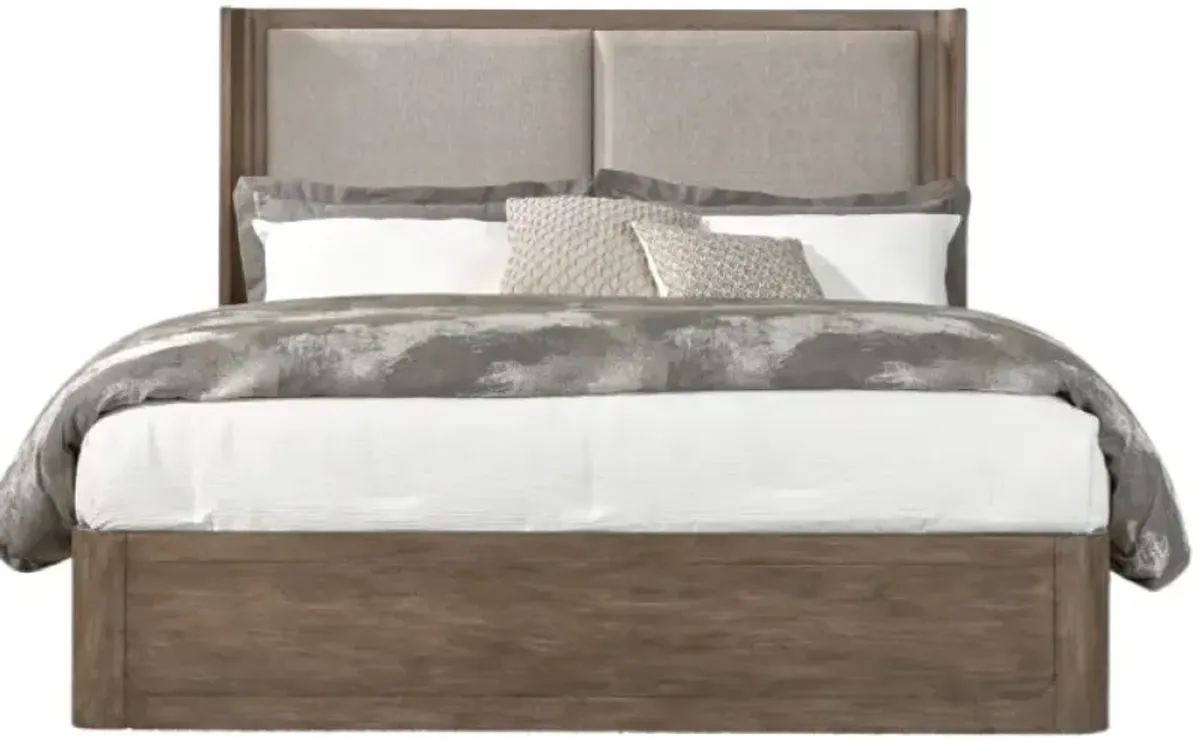 Liberty Furniture South Bend Burnished Clay Queen Shelter Panel Bed