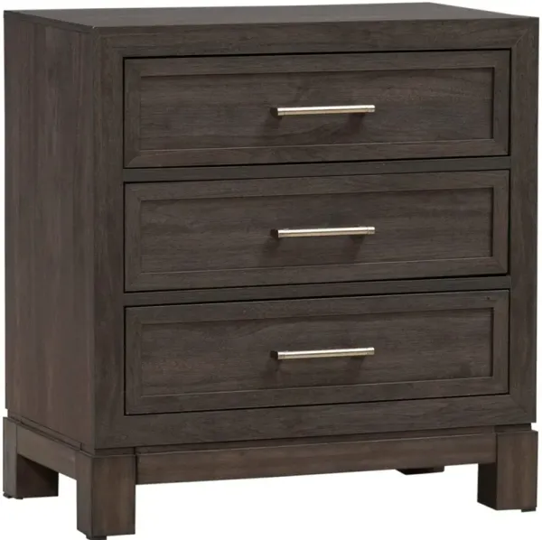 Liberty Furniture Modern Edge Brown Nightstand