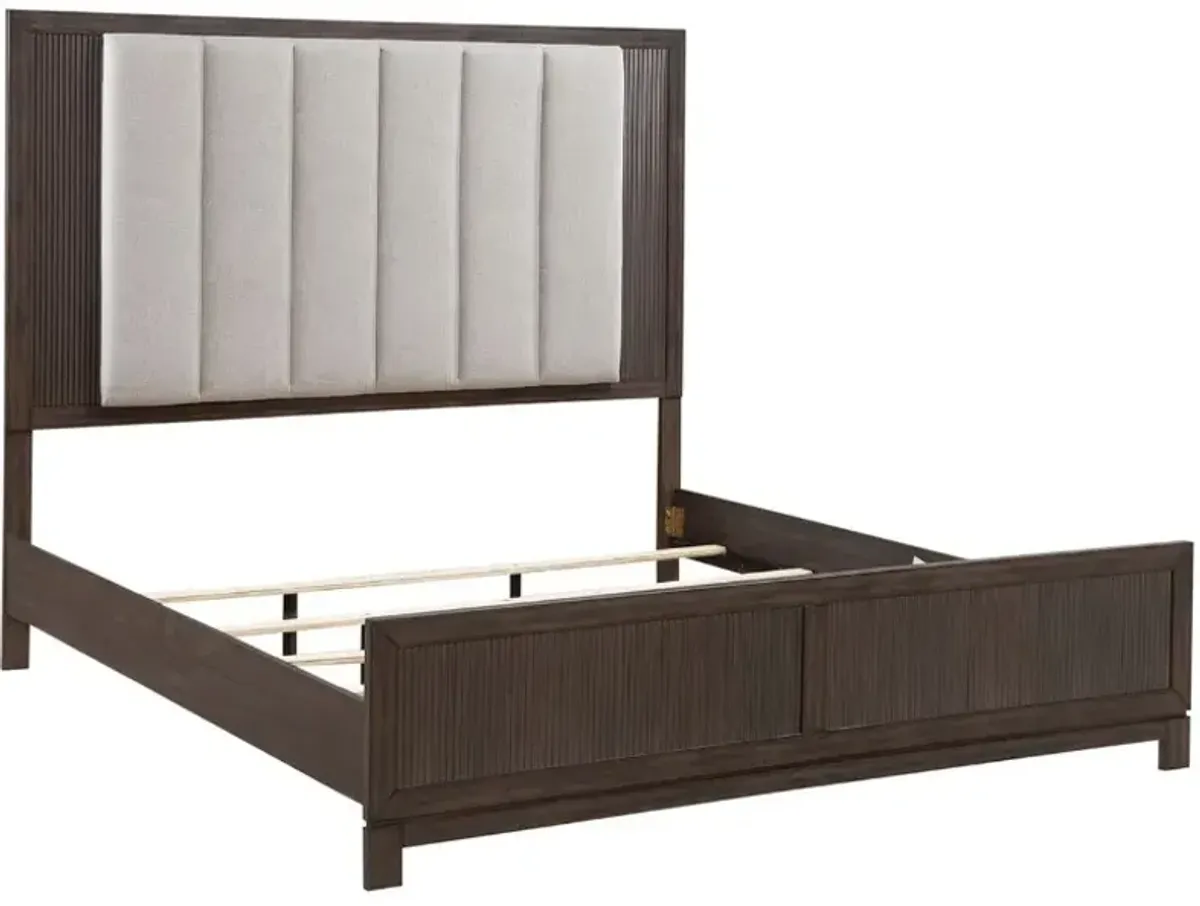 Liberty Furniture Modern Edge 4-Piece Caffe Queen Upholstered Bedroom Set