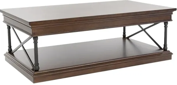 Liberty Furniture Tribeca Cordovian Brown Cocktail Table