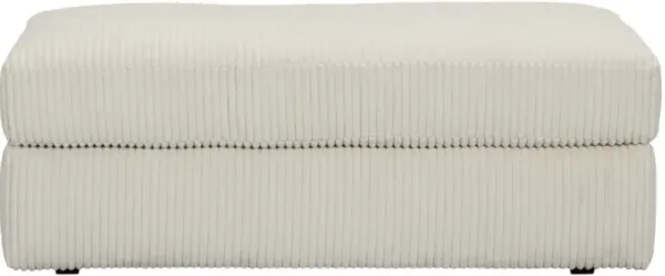 Kevin Charles Fine Upholstery Charlie Ivory Ottoman