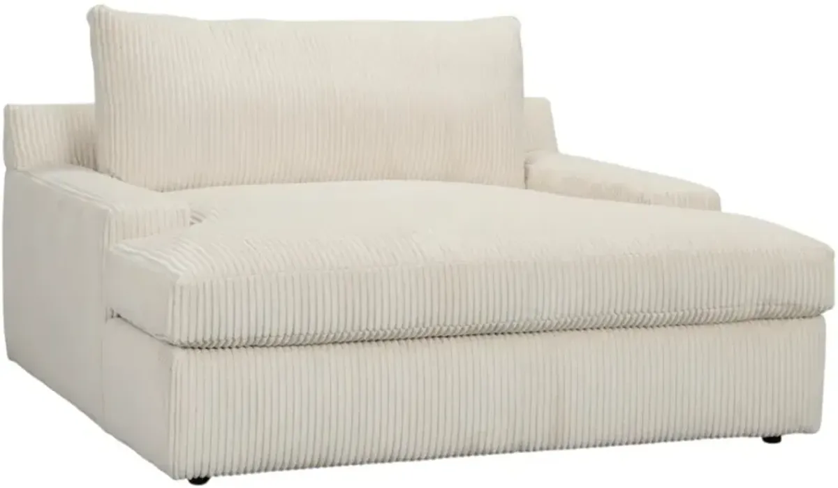 Kevin Charles Fine Upholstery Charlie Ivory Chaise