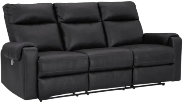 Signature Design by AshleyÂ® Axtellton Carbon Power Reclining Sofa