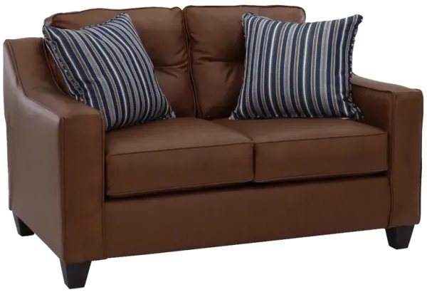 Peak Living Blano Leather Loveseat