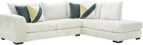 Albany Industries 2-Piece Bichon Ice Chaise Sectional