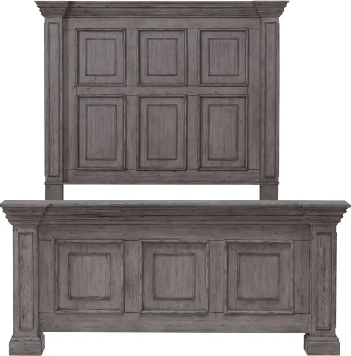 Liberty Furniture Graystone Queen Panel Bed