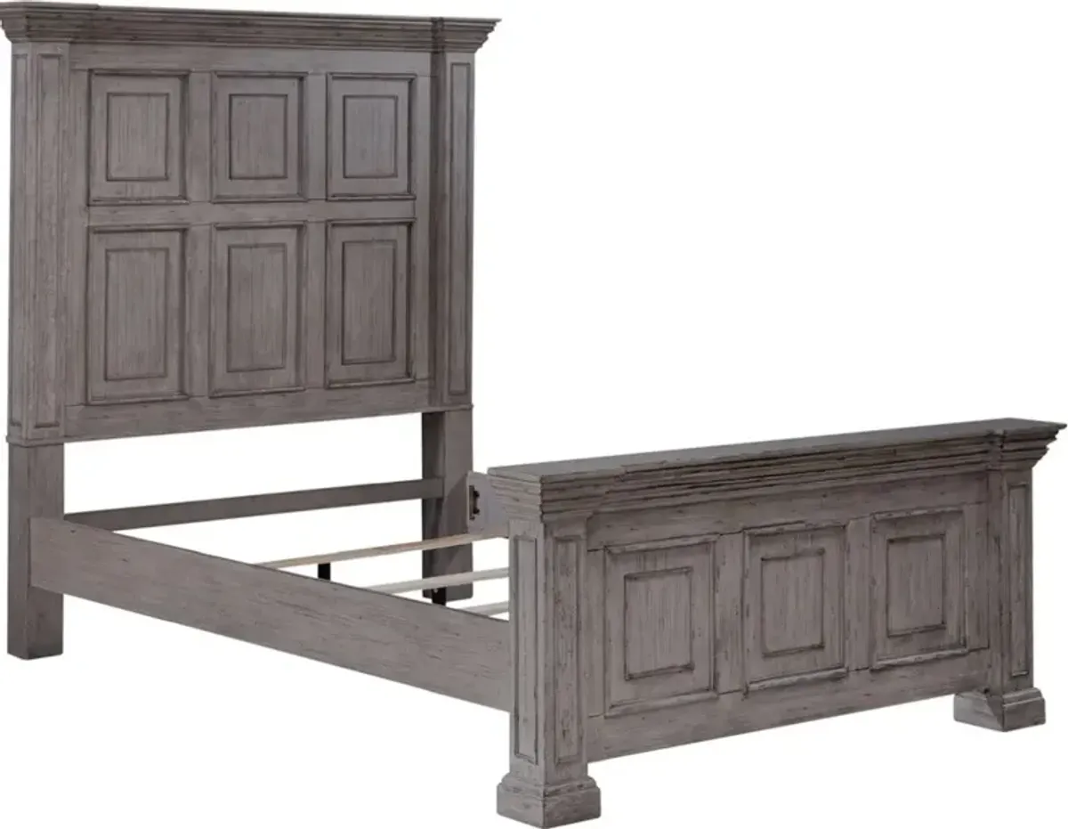 Liberty Furniture Graystone Queen Panel Bed