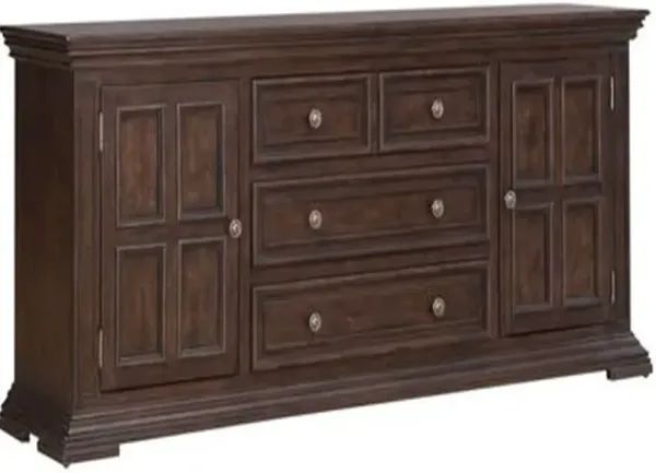 Liberty Furniture Big Valley Brownstone 76 Inch TV Console