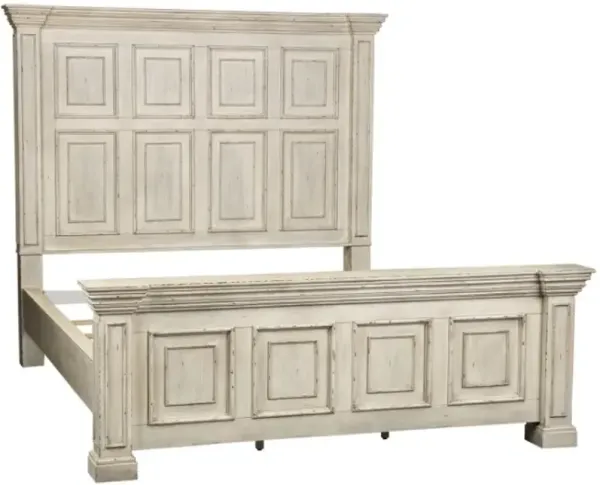 Liberty Furniture Big Valley Whitestone King Panel Bed