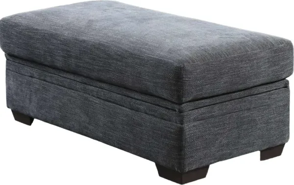 Peak Living Aden Grey Storage Ottoman