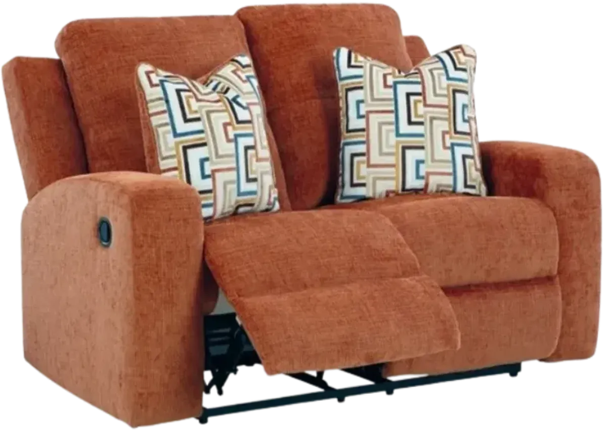 Signature Design by AshleyÂ® Danum Spice Reclining Loveseat