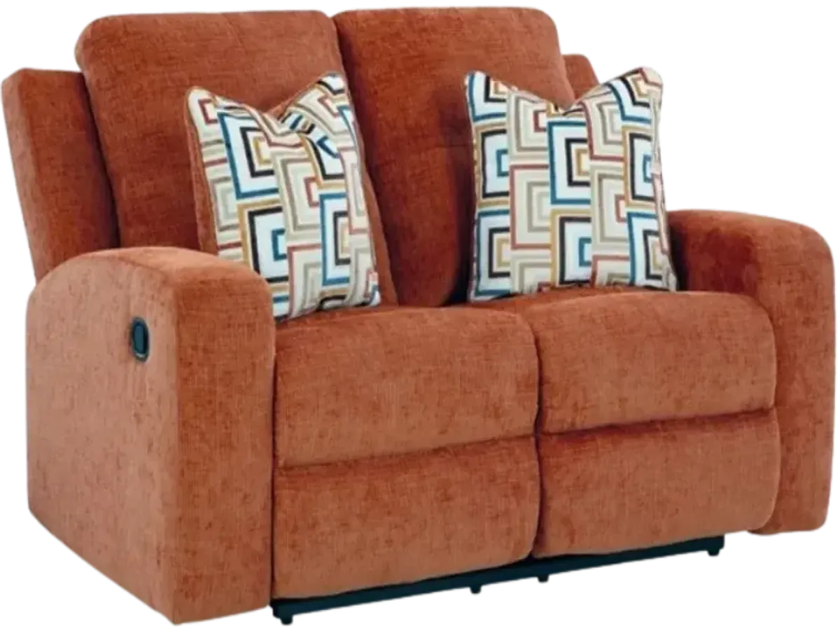 Signature Design by AshleyÂ® Danum Spice Reclining Loveseat