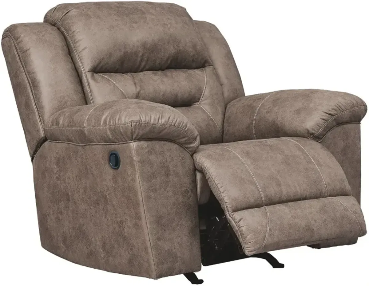 Signature Design by AshleyÂ® Stoneland Fossil Rocker Recliner
