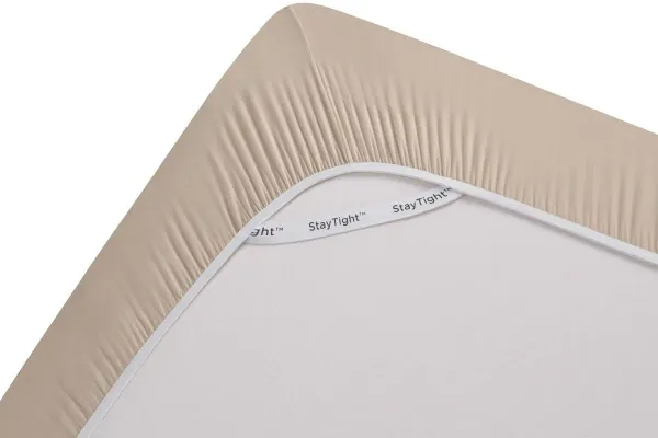 Tempur-PedicÂ® TEMPUR-BreezeÂ® 4-Piece Sandstone TENCEL Lyocell Queen Sheet Set
