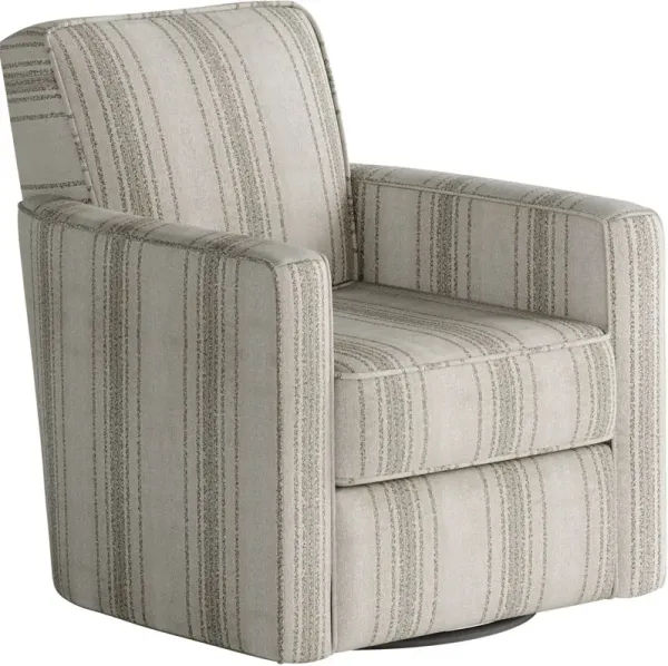 Fusion Furniture Limelight Mineral Saltgrass Linen Beige Swivel Glider Chair