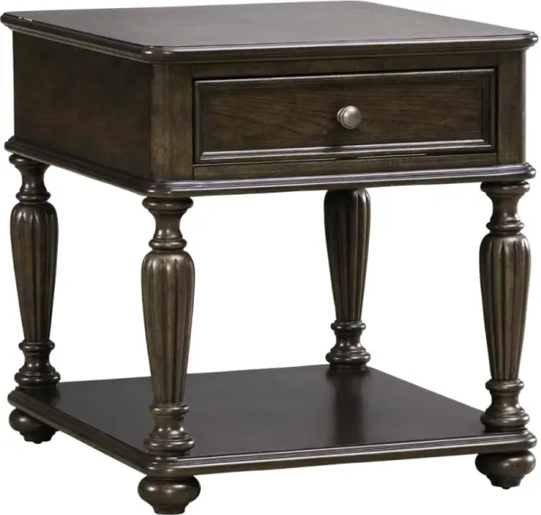 Liberty Furniture Allington Satin Sienna Rectangular End Table