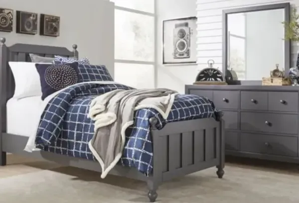 Liberty Furniture Cottage View 3-Piece Dark Gray Youth Full Panel Bed Set