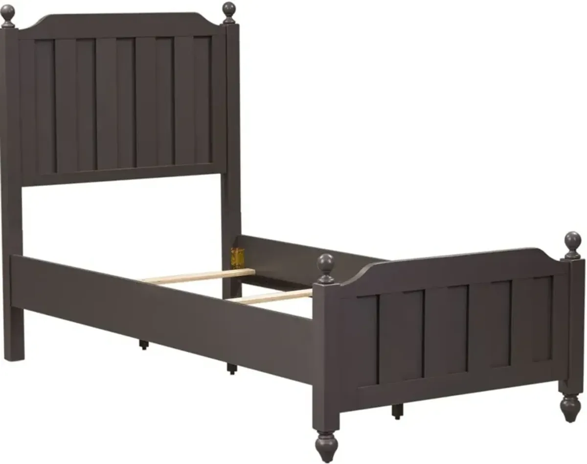 Liberty Furniture Cottage View 4-Piece Dark Gray Youth Full Panel Bed Set