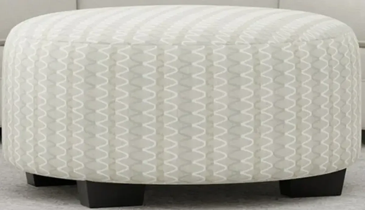 Peak Living Parchment Ottoman