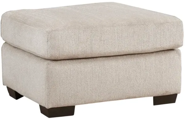 Affordable Furniture Herringbone Oatmeal Ottoman