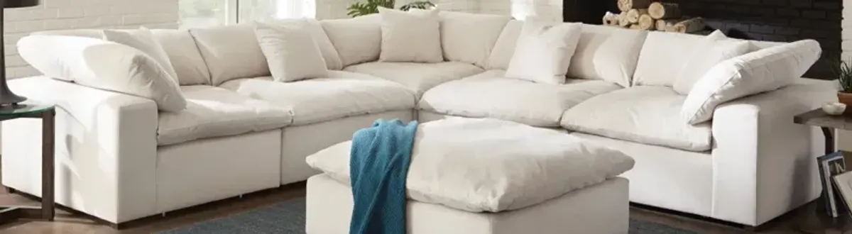 Jackson Furniture Posh 5-Piece Porcelain Modular Sectional