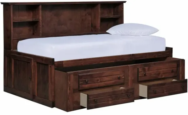 Trendwood Inc. Sedona Cocoa Lacquered Twin Cheyenne Bed