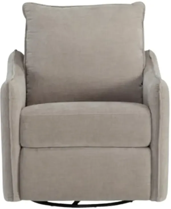 Signature Design by AshleyÂ® McBurg Taupe Swivel Power Recliner