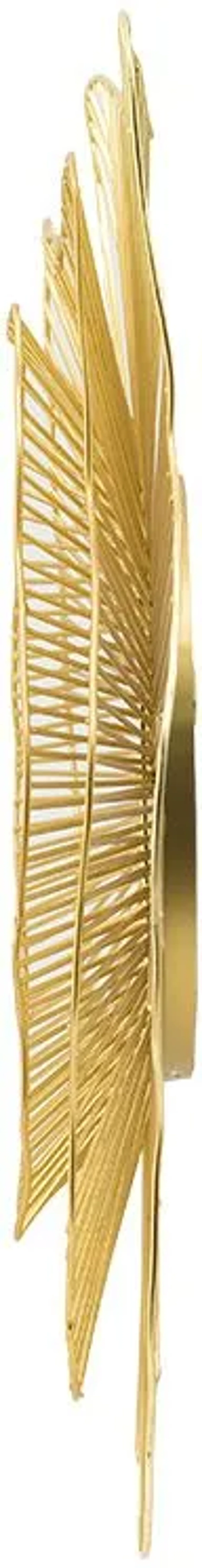 A & B Home Gold Wall Mirror