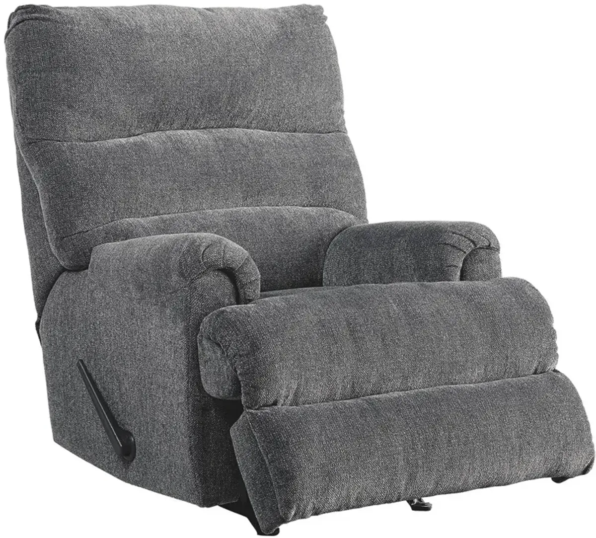 Signature Design by AshleyÂ® Man Fort Graphite Rocker Recliner