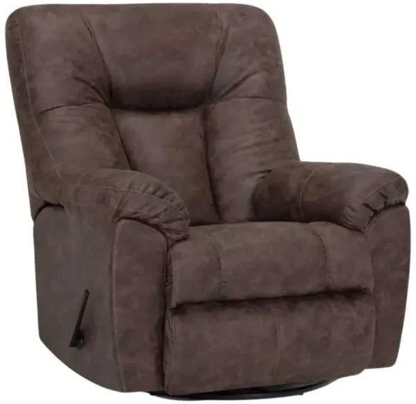 Franklin Connery Amarago Coffee Manual Swivel Rocker Recliner