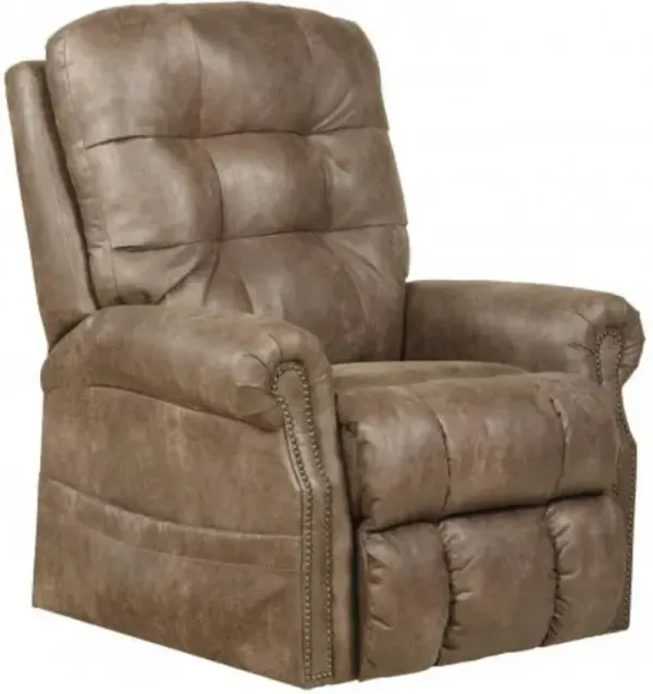 CatnapperÂ® Ramsey Silt Power Lift Lay Flat Recliner with Heat and Massage