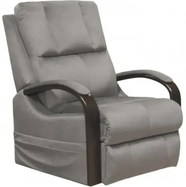 CatnapperÂ® Chandler Aluminum Power Lift Recliner with Heat and Massage
